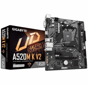2000 Gigabyte A520M K V2 AM4 MOTHERBOARD