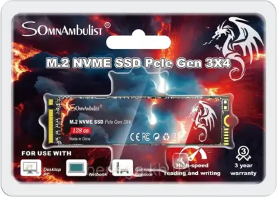 SomnAmbulist NVME 128GB GEN3