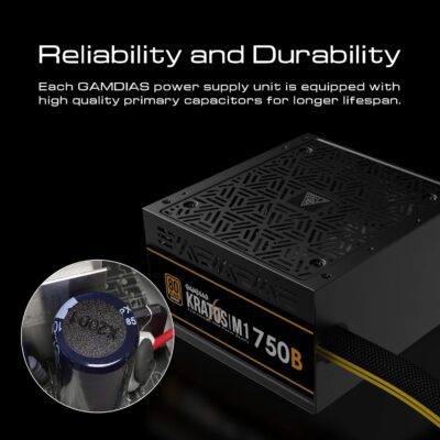 GAMDIAS KRATOS M1-750B 750W 80+Bronze – Image 5