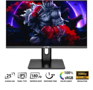 MATOS-FIGHTER-2-00 MATOS FIGHTER 2 FAST IPS 24,5″ FHD 180Hz Adjustable Stand