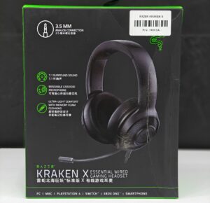 RAZER KRAKEN X BLACK GAMING HEADSET