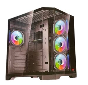 HAVIT CF924 4 FANS ARGB WHITE / BLACK