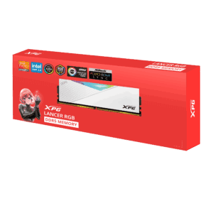 ADATA LANCER RGB DDR5 RAM 16GB 6000MTS WHITE CL30