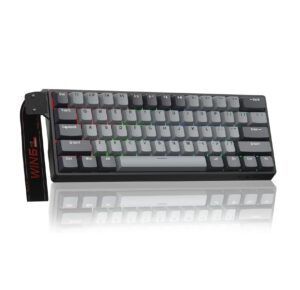 AULA WIN 60 HE PRO WIRELESS 2.4GHZ + BT+ WIRED MAGNETIC SWITCHS 60% RGB GAMING Keyboard