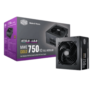 COOLER MASTER MWE 750W V2 80+ GOLD  FULL MODULAIRE ATX 3.0 PCIE 5.0