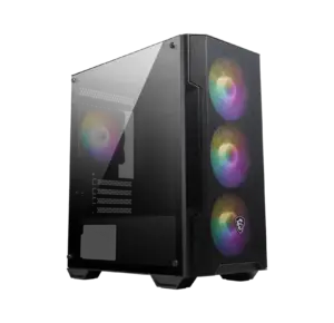 MSI MAG FORGE M100A BLACK 4 FANS STATIC RGB