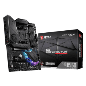 MSI MPG B550 GAMING PLUS DDR4 ATX Motherboard AM4