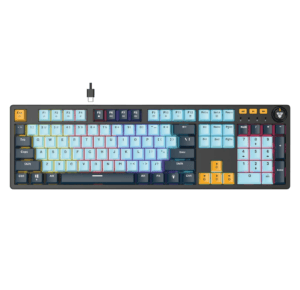 FANTECH ATOM107S MECHANICAL GAMING KEYBOARD LINEAR ROSIE SWITCH MIZU EDITION