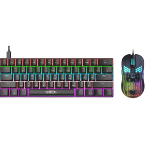 COMBO 2IN1 IMICE MKX30 SOURIS + CLAVIER MECANIQUE RED SWITCH BLACK